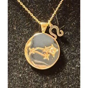 Zodiac necklace constellation stars necklace